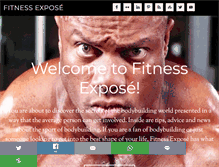 Tablet Screenshot of fitnessexpose.com
